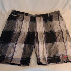 Vans Plaid Shorts Skateboarding Anniversary Shorts Men's 36 Read